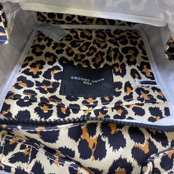 Marc Jacobs #320 The Backpack Leopard Rucksack High - Picture 4 of 8